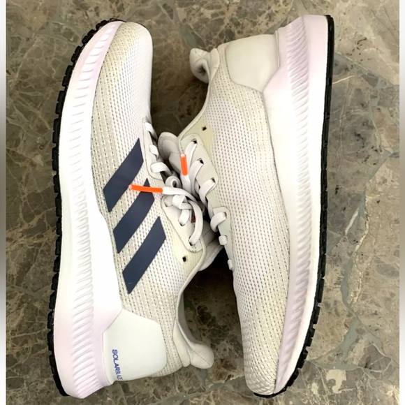 Adidas SOLARBLAZE running shoes Dash White Orange Solar EE4238 Size 6 - Picture 5 of 12